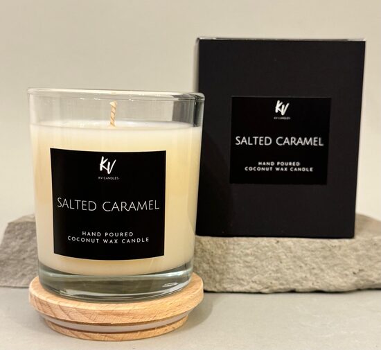 Scented candle "SALTED CARAMEL"